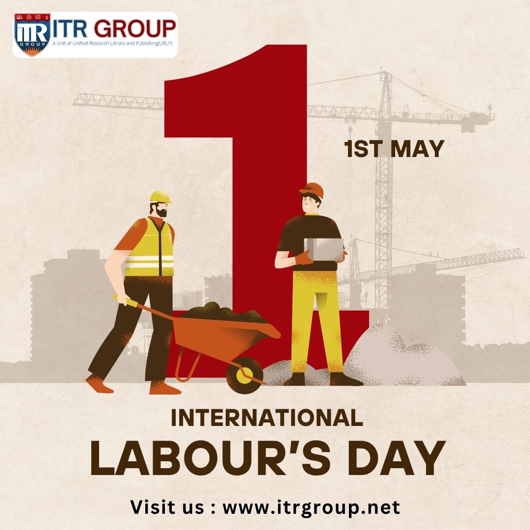 group_itr's tweet photo. Happy International Labour Day! 🌍

Celebrating workers everywhere. 2026 theme by the International Labour Organization: “Ensuring a Healthy Psychosocial Working Environment.”

#InternationalLabourDay #MayDay #WorkersDay #StaySafe #ConferenceAlert https://t.co/Y83KVETocm