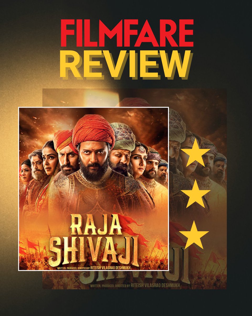 filmfare's tweet image. #RajaShivajiReview

"Chhatrapati Shivaji Maharaj's legacy and legend deserve an epic effort on the big screen, which Raja Shivaji doesn't fully realise", writes Rachit Gupta.

Rating: 3/5

#MovieReview #NewRelease

Read more: tinyurl.com/zmn6u4hp