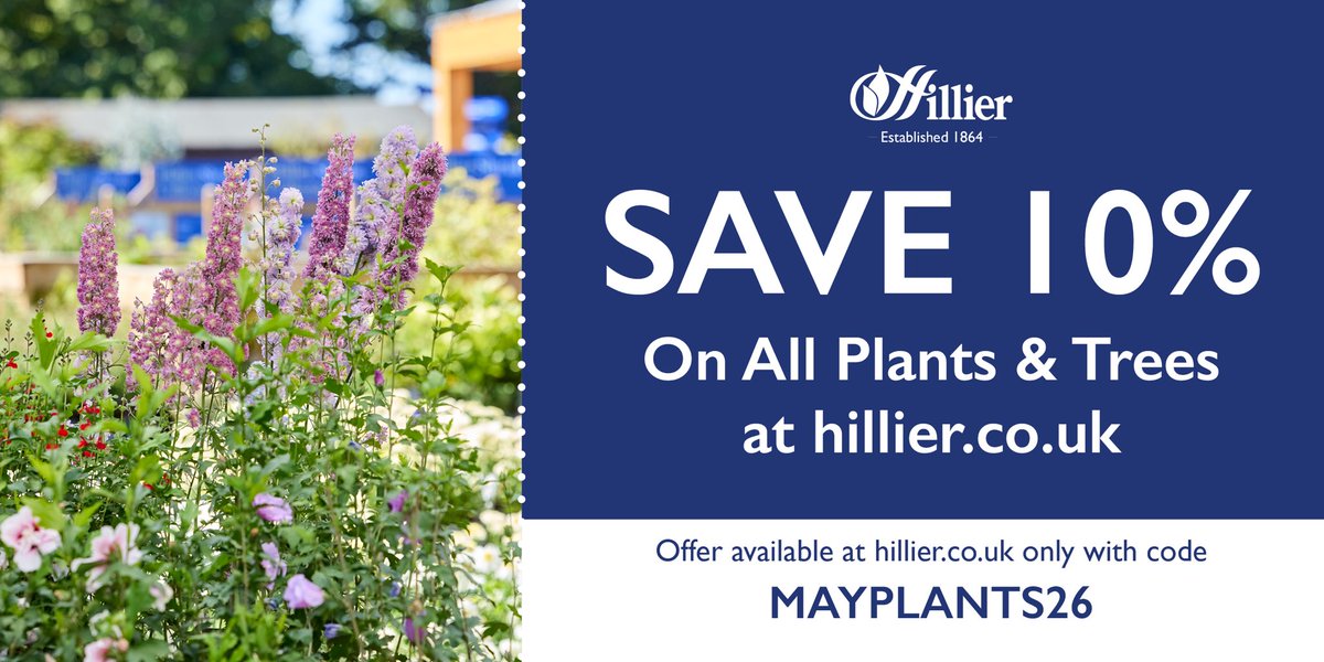 allotmentonline's tweet image. A great May offer over at @Hilliergarden ! 

hillier.co.uk/online-shop/?g…

#gardenoffers #gardendiscounts #allotment
