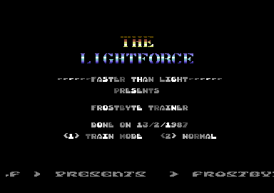 CracktroBot's tweet image. Frost Byte (1987) - Crack: The Light Force - Trainer: +1 - #Commodore64
LA Police Dept. (1991) - Crack: Transcom - Trainer: +5 - #Commodore64
Zygy (1987) - Crack: Mc Spe - #AmstradCPC
Poker Mania (1994) - Crack: Hot Tuna - #Amiga