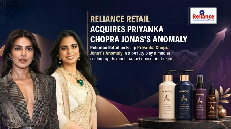 anantdadaambani's tweet image. Big move in beauty as Reliance Retail picks up Priyanka Chopra’s Anomaly, aiming to scale its consumer business. #Reliance #PriyankaChopra #BeautyIndustry #Trending