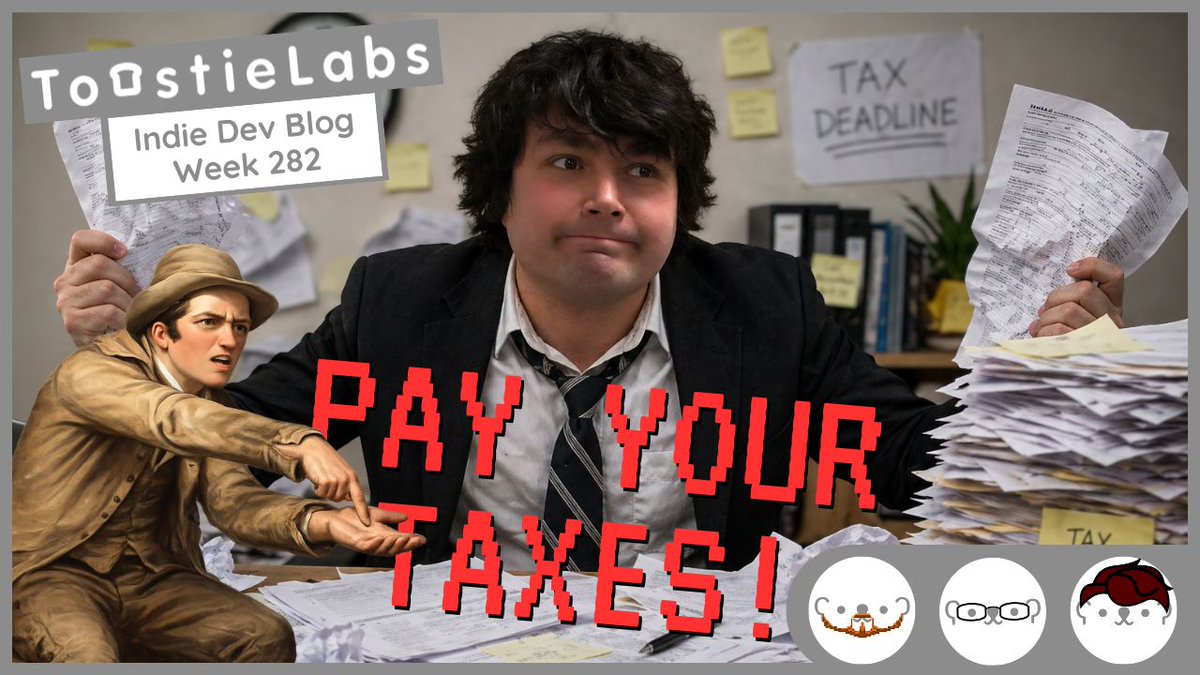 ToastieLabs's tweet image. Week 282 of our Dev Blog is live!
 
We take a detour from our usual development to put together our pitch for the UK Games Fund! But with a visit from HMRC mid-week to correct an honest mistake. 

#indiegames #indiedev #devblog 

buff.ly/9AlICf9