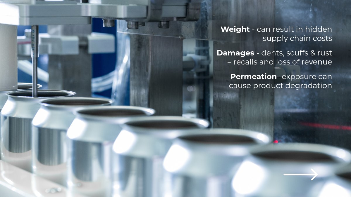 CambrianPack's tweet photo. Tin has been the go-to for chemical &amp; industrial packaging - but hidden costs are catching up. Weight. Damage. Permeation. Coatings. Un-stackability.
Better options are coming 👀 Watch this space. https://t.co/lbvUBapXVS
