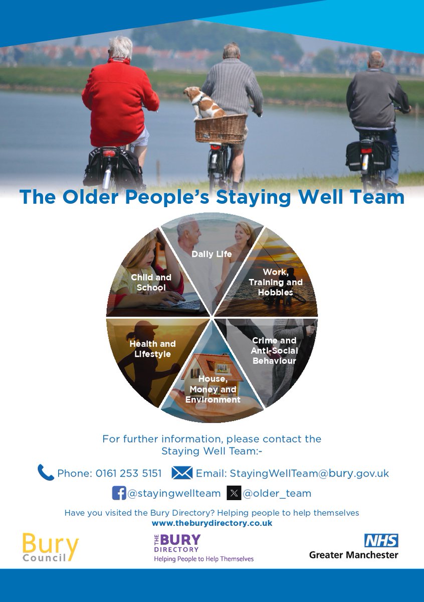 older_team's tweet image. 💚 How can the Staying Well Team support you or your loved one?

We’re here to help with your health and wellbeing needs.

📞 Contact our team for more information ⬇️
0161 253 5151

#StayingWell #HealthAndWellbeing #CommunitySupport #WellbeingMatters