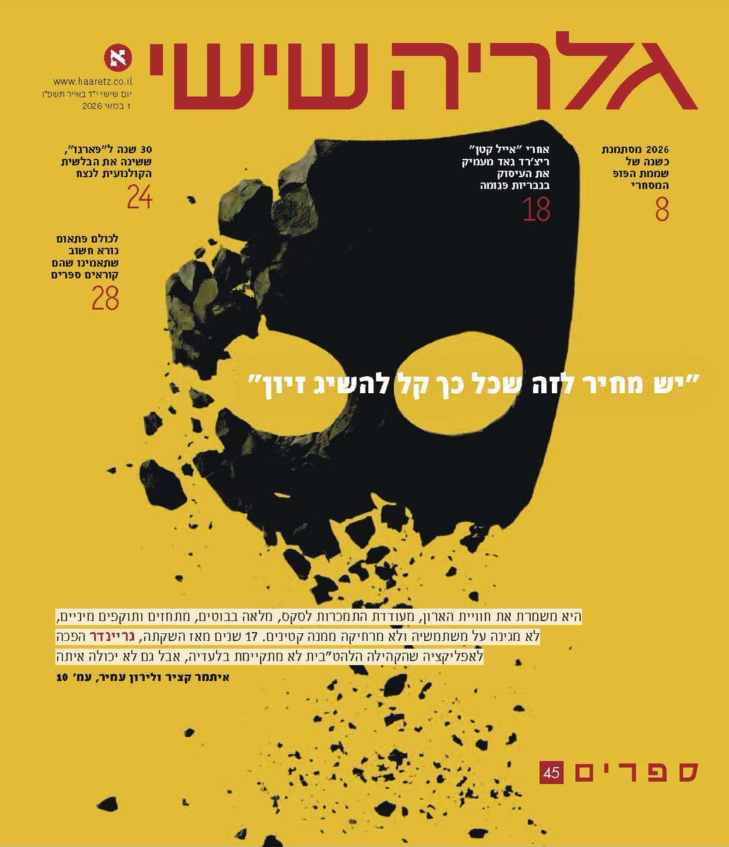 ItamarKatzir's tweet photo. 15 מרואיינים
2 כתבים
1 אפליקציה ששינתה את הקהילה הגאה והעולם כולו לנצח

השבוע בגלריה שישי

לינק בתגובות https://t.co/CqiQnBoBiC