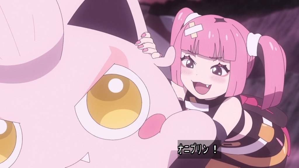 YukiAnilog's tweet photo. オニプリンにデレデレのサンゴちゃん可愛すぎる #anipoke #アニポケ https://t.co/m6Xtl6DJsj