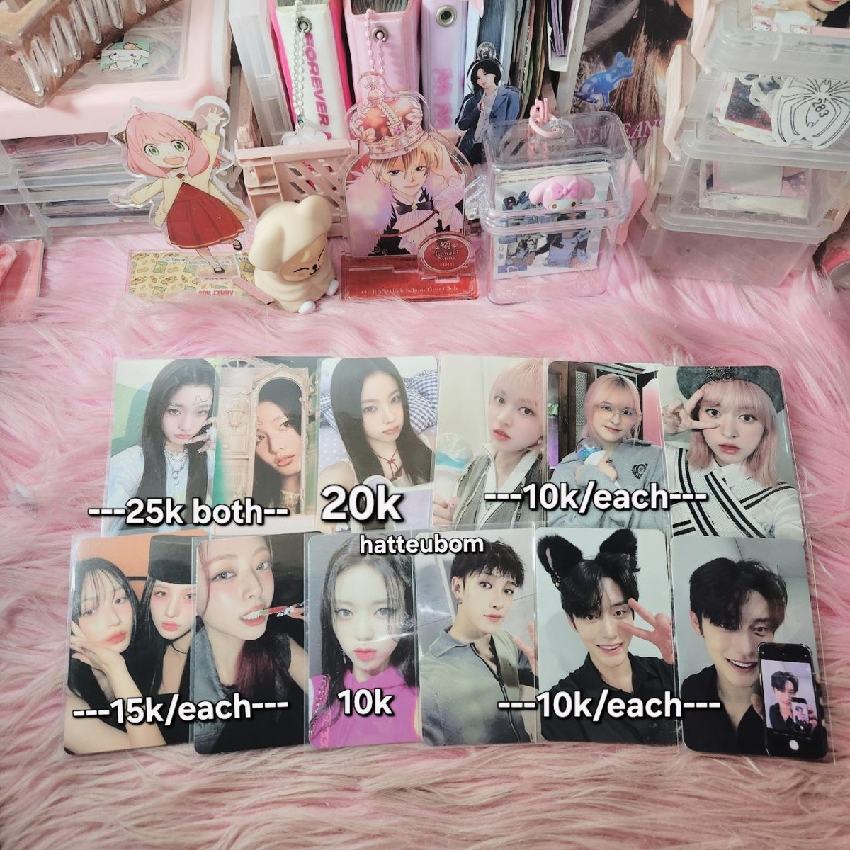 hi!! 5.5 sebentar lagi nihh <3
aku lagi clearance photocard🏃‍♂️

— nego tipis allowed 
— no sensitive buyer~
— exc. adm, inc. packing
— Bdg, INA.

wts aab photocard bg gg kband day6 bonedo xh skz zb1 illit nmixx itzy kpop