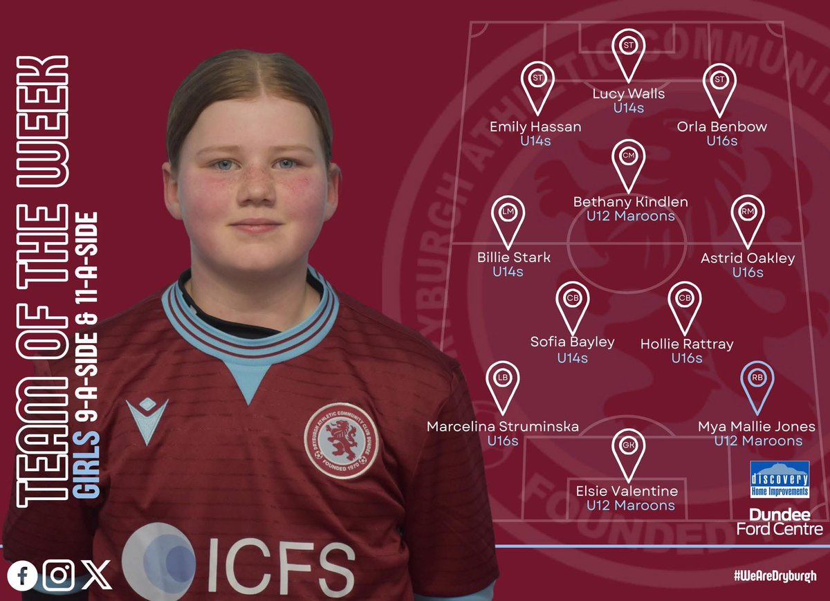Dryburgh Athletic Girls & Women tweet media