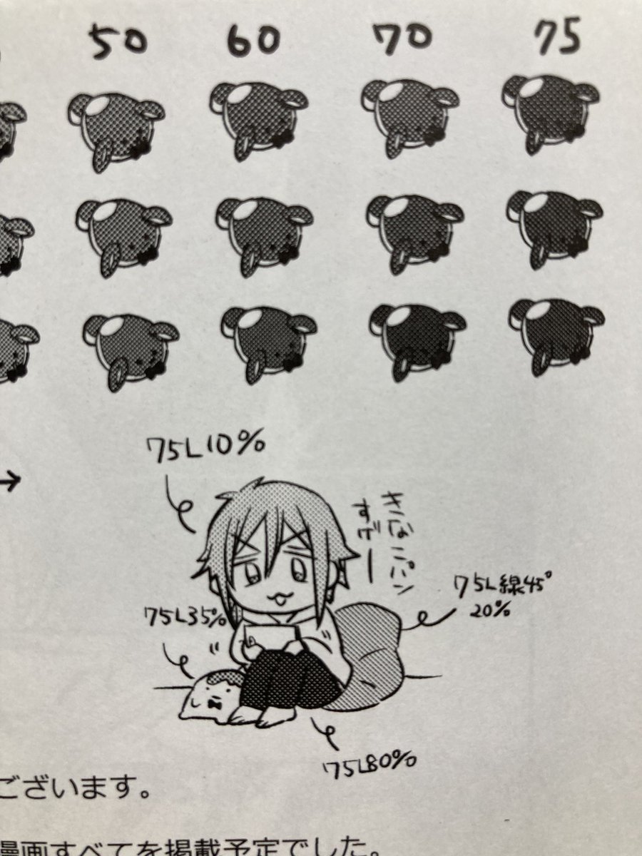 i7_chikane's tweet photo. 細かいトーンだったり、グレスケの線にトーン貼ったりして印刷心配したけどきれいに刷っていただきました。
ありがとうございます！
 #ラックで刷ったよ https://t.co/K2LqGdCYOc