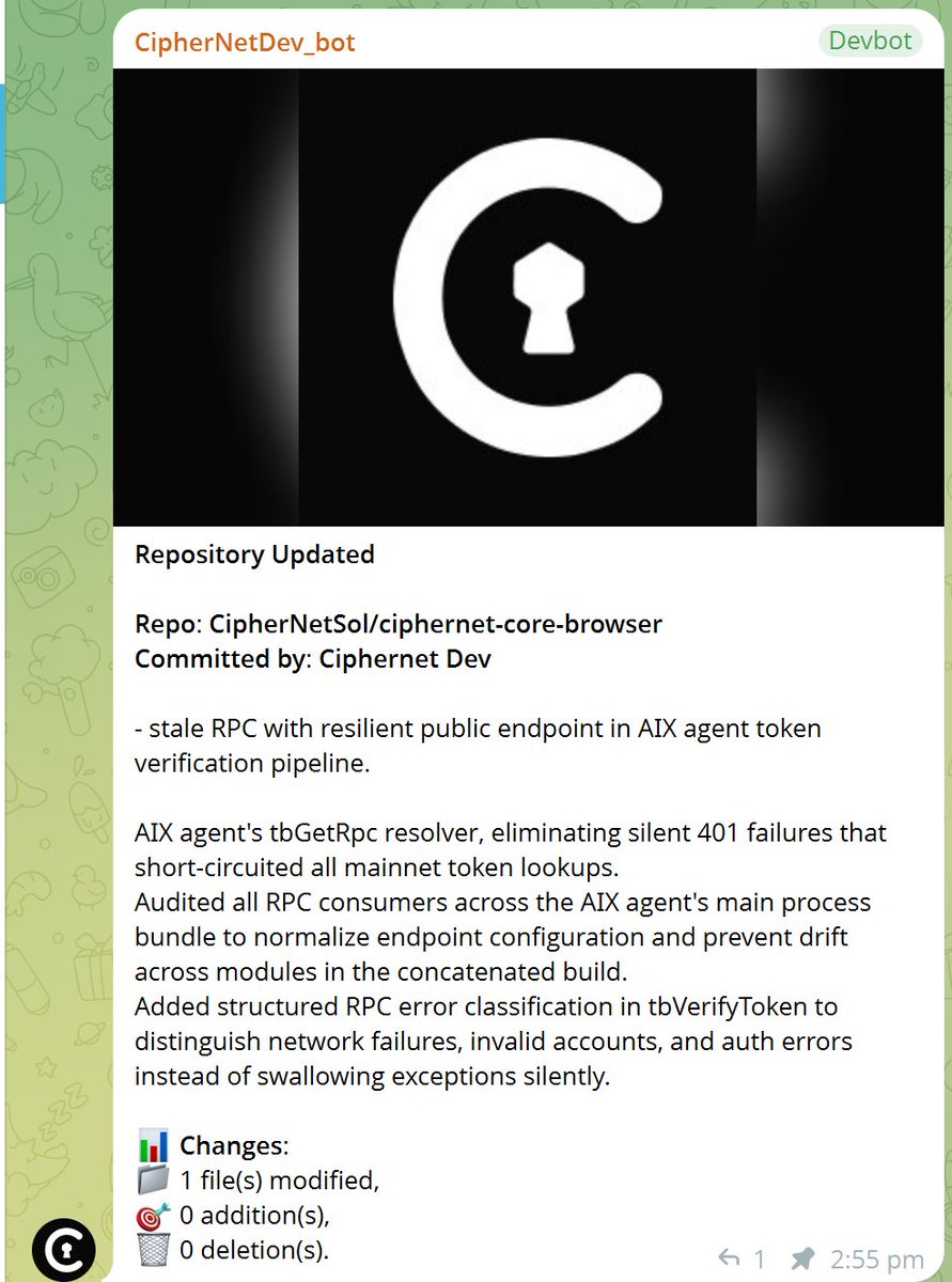 CipherNet tweet media