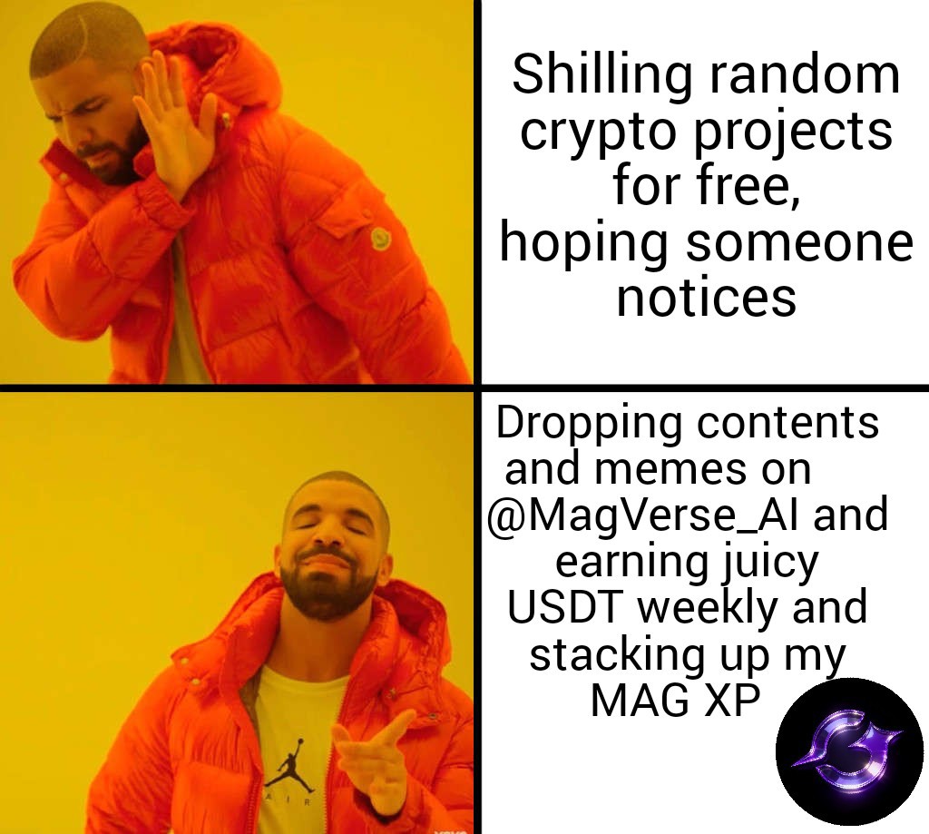 ODOBENCY's tweet photo. Why am I working for free when @MagVerse_AI literally pays me to meme? 😭💀
The creator economy just changed fr,🔥and just getting started 😁
#MagVerse #GetPaid #CryptoMemes https://t.co/Z7HxfAGfeF