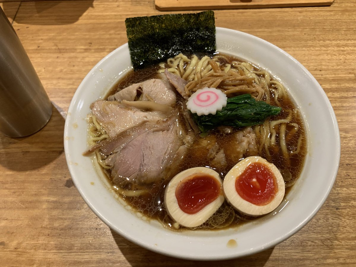 久しぶりに生姜醤油ラーメン