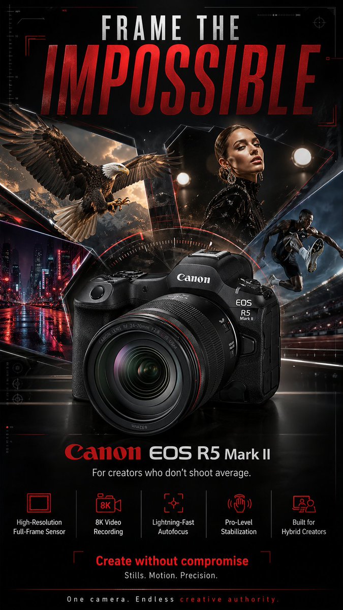 Master Every Moment with the Canon EOS R5 Mark II - PromptGather image 1