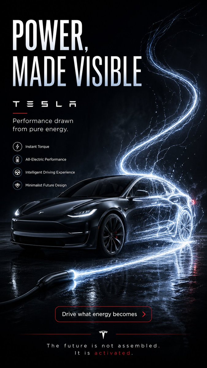 Electric Essence: Tesla's Future Unfolds - PromptGather image 1