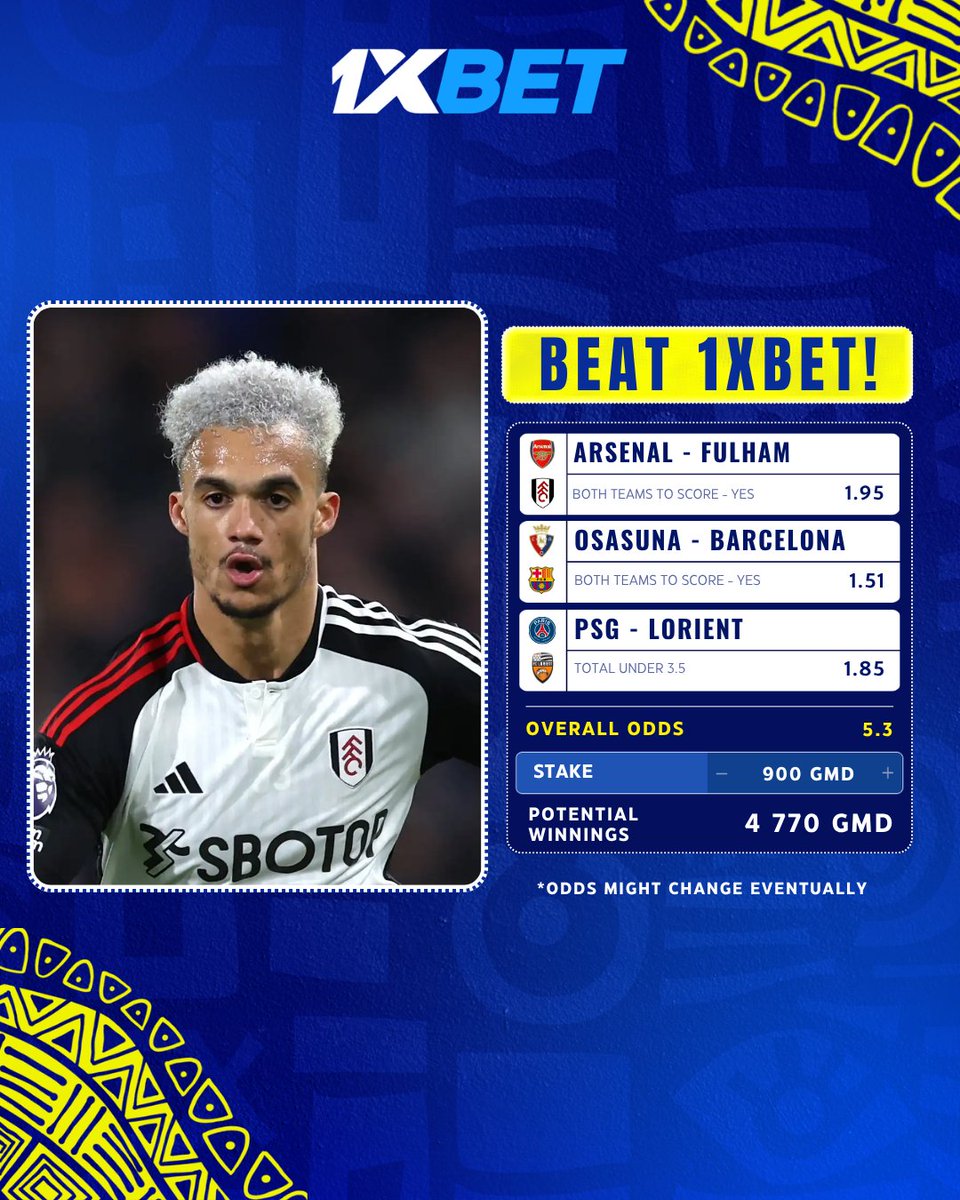 🎯OUR PICK IS ON THE TABLE

Сan you beat us?
Three games. One express. Odds – 5.3.

This is our choice – bold, calculated, no second thoughts.

Now it's your move.

Place the same bet &amp; let's see who wins 😏