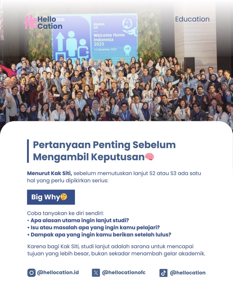 hellocationofc's tweet photo. Follow https://t.co/Y4GocrmpGN untuk info study abroad lainnya! 🚀✨

Follow us on:
Twitter: @hellocationofc
Telegram: @HelloCation_official
Tiktok: @hellocation
Youtube: hellocation
Threads: https://t.co/gAjuORAmie

#HelloCation #StudyAbroad #Cationers https://t.co/IqyAqPq5Yn