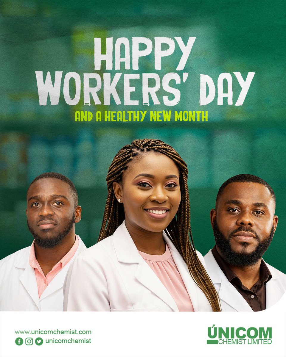 unicomchemist's tweet photo. Today, we celebrate the hardworking individuals who keep our communities moving.

At Unicom Chemist, we’re proud to support your health every step of the way.

Happy Workers' Day.

#WorkersDay #MayDay https://t.co/gYAOFQgX2f