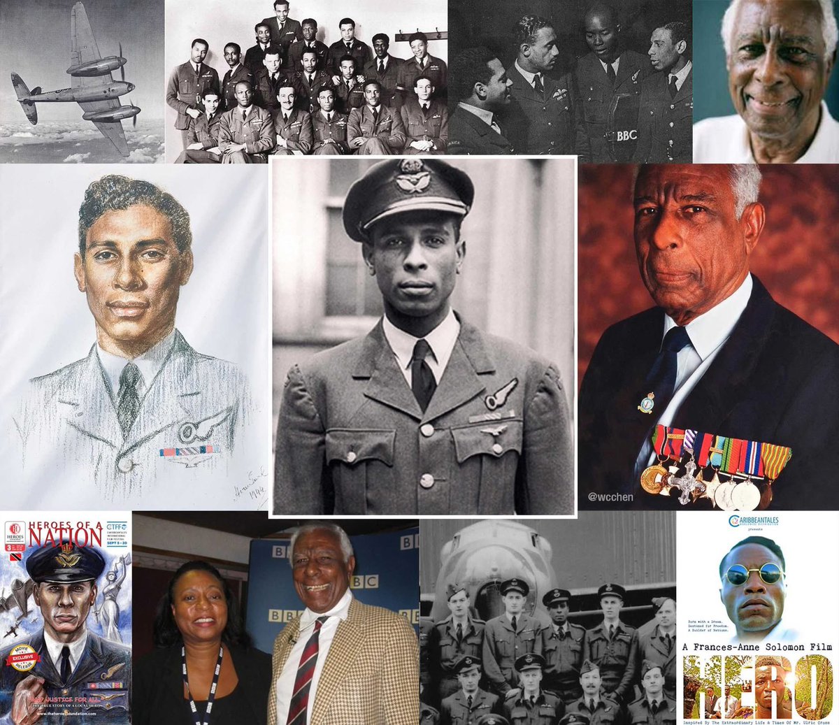 wcchen's tweet image. Ulric Cross (1 May 1917 – 4 Oct 2013) #Trinidadian jurist, diplomat, Royal Air Force (RAF) navigator recognised as most decorated #WestIndian of World War II, born 109 years ago today. The only West Indian to serve in No 139 (#Jamaica) Squadron, Bomber Command. #Caribbean