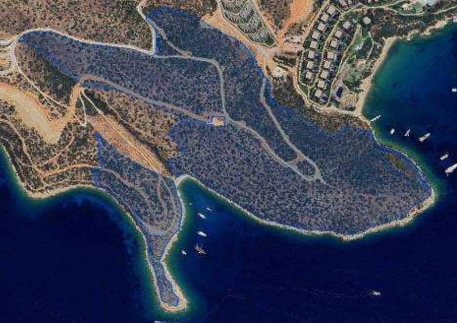 Turizm Bakanlığı, Bodrum'da denize sıfır 328 dönümlük orman arazisini 1200 yataklı 5 yıldızlı otel projesi için imara açtı.