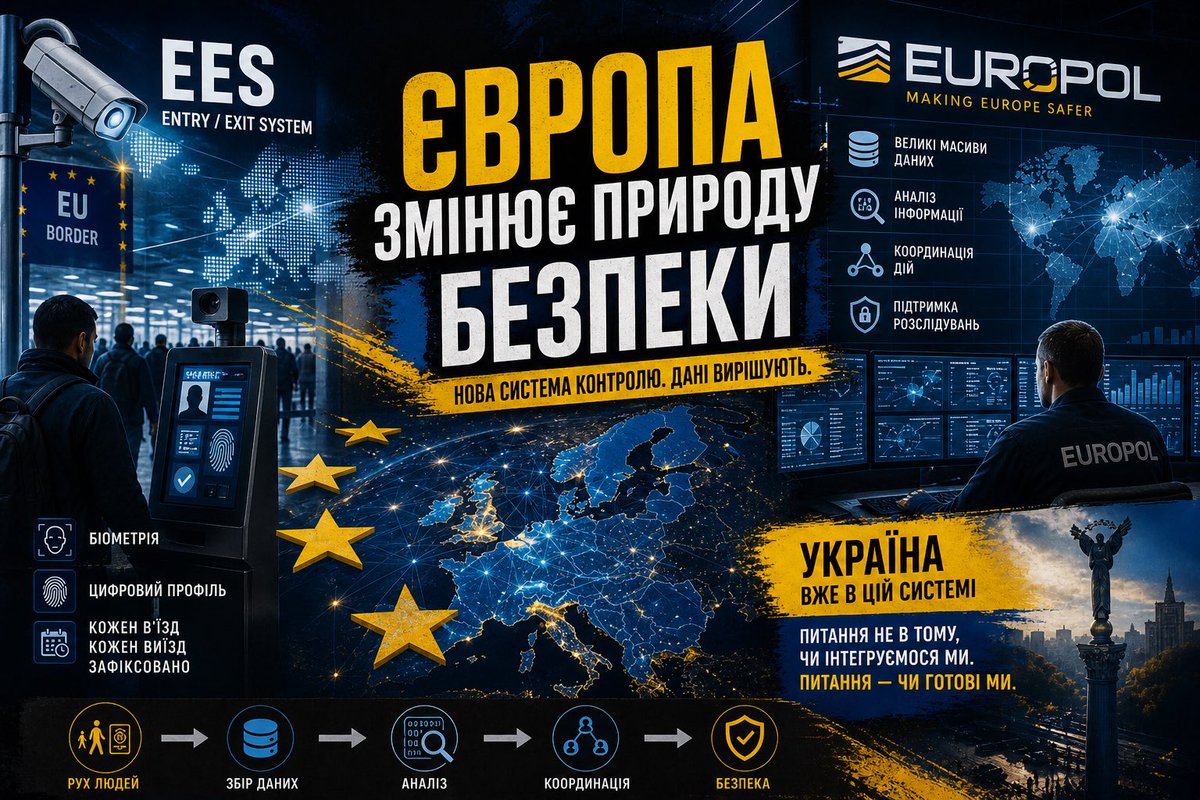 asphalt2007igor's tweet image. EU is shifting to a new security model:

• 52M+ border crossings tracked (EES)
• Europol expanding data capabilities
• New regulation expected in 2026

Security is no longer about borders.
It’s about data.

Ukraine is already inside this system.

#EU #Security #EES #Europol