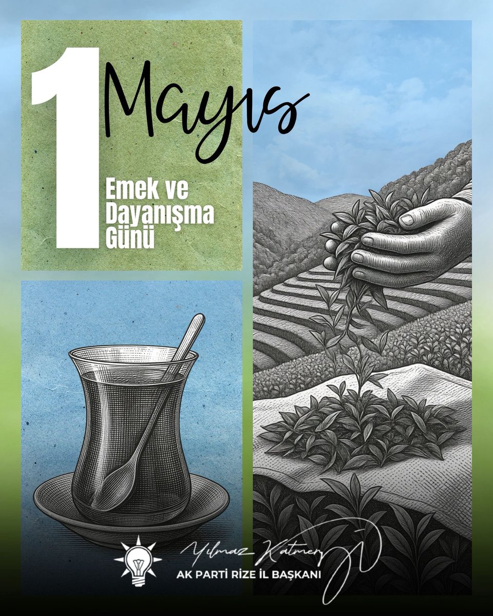 YilmazKATMER's tweet photo. Emeğiyle ve alın teriyle yaptığı işe değer katan tüm emekçi hemşehrilerimizin, 1 Mayıs Emek ve Dayanışma Günü’nü en içten dileklerimle kutluyorum.

Bu vesileyle; üreten, alın teri döken ve ülkemize değer katan tüm emekçilerimize sağlık, huzur ve başarılar diliyorum.
#1MayısEmekveDayanışmaGünü