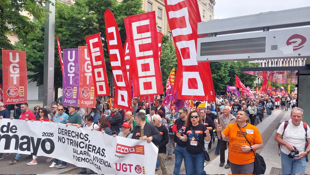 Comisiones Obreras Aragón tweet media