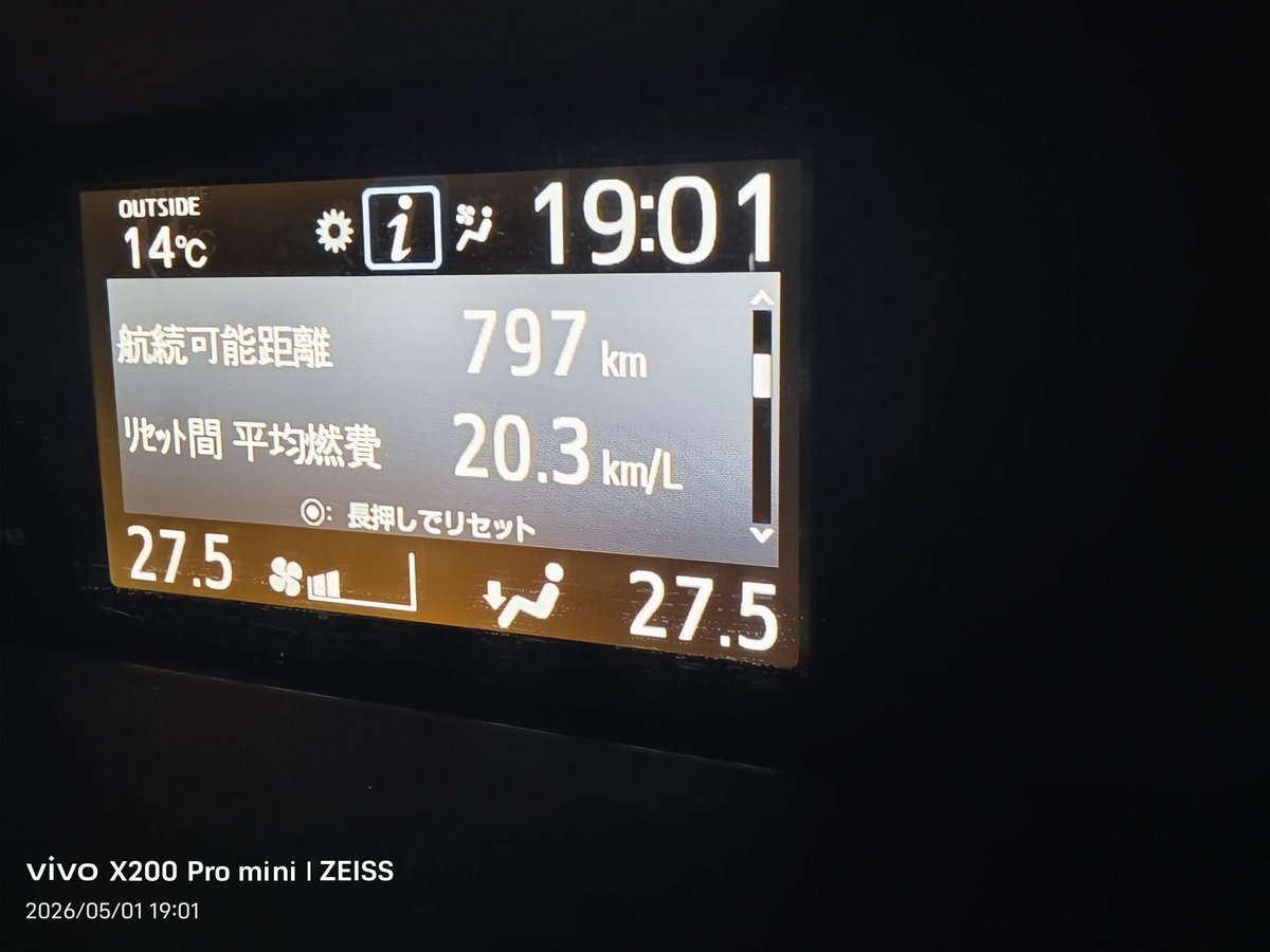 sato101s's tweet photo. 20万kmをこえていたエスティマとお別れをしてノアをお迎えして2週間が経ちました！燃費がいいって最高かよ🥹 https://t.co/RSkBhx5jUL