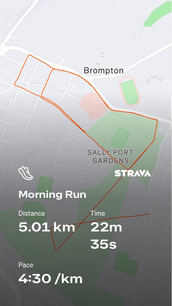 Tawutem's tweet image. Check out my run on Strava.
strava.app.link/2z3md7qDM2b

22:35

#5k #strava #sports #nopainnogain #fit #lifestyle