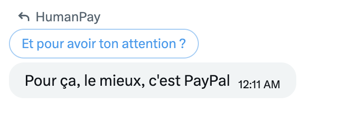 HumanPay tweet media