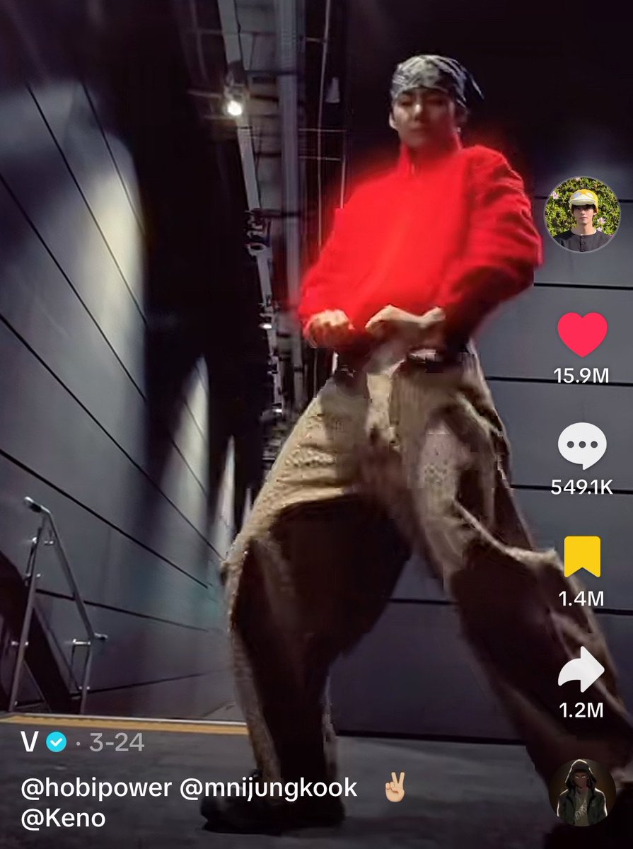 haerinbeer's tweet photo. taehyung holds the record for the most liked debut tiktok video by kpop idol 

15.9M https://t.co/XoEtUwL8lj