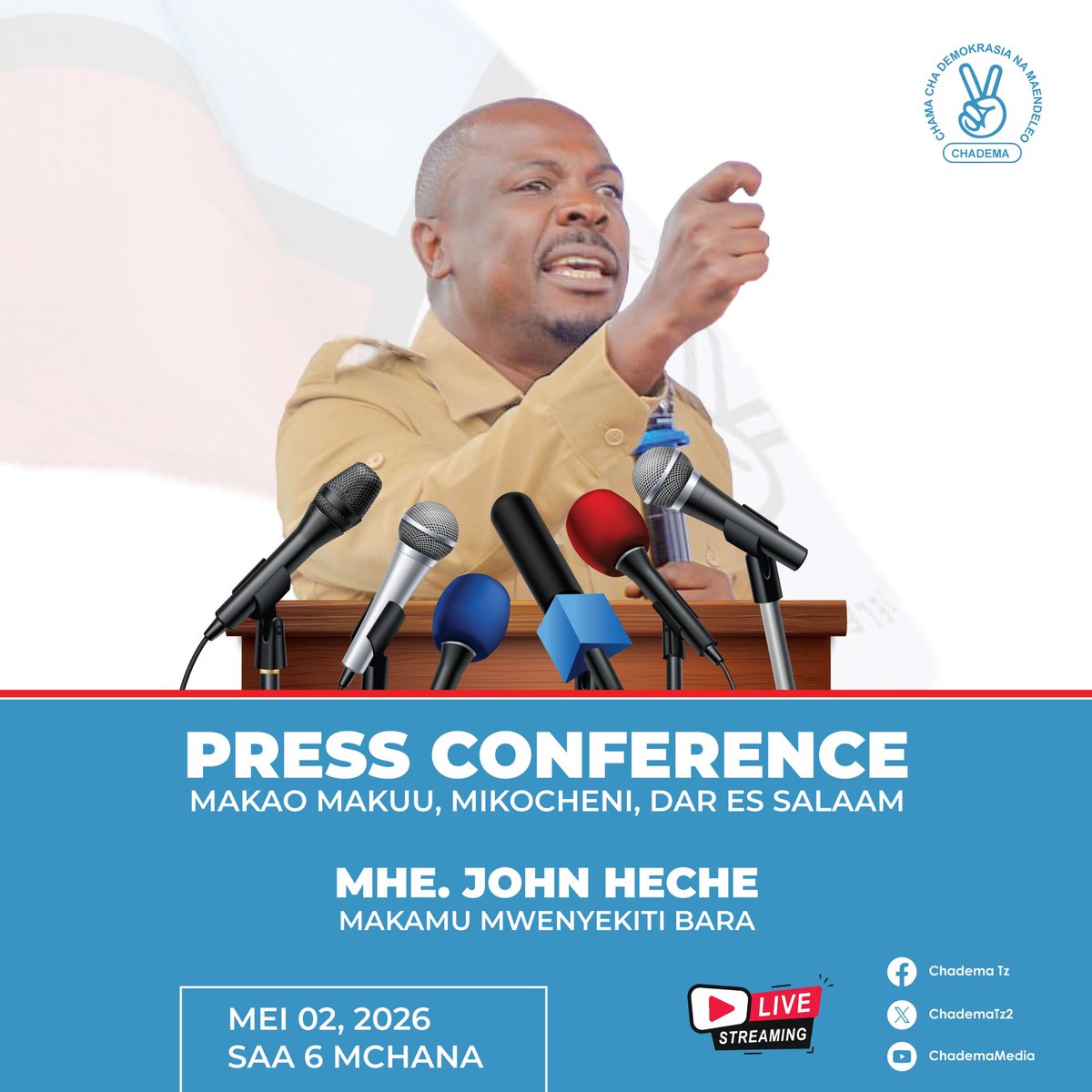 Chadema Tanzania tweet media