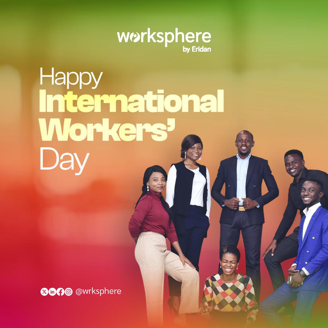 Wrksphere's tweet image. Work is more than a grind it’s a calling. Happy International Workers’ Day to every professional, creator &amp;amp; go-getter putting in the work At Worksphere, we’re here to make your work life better Keep building. Keep growing. You’ve earned it.
#WorkersDay #MayDay #WorkSmart