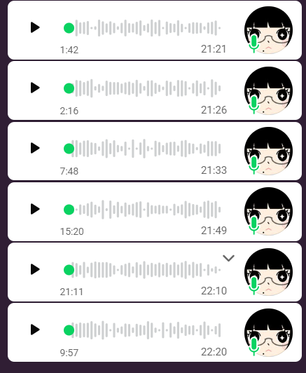 no entiendo a la gente que no le gustan los audios, a mí me ha mandado esto mi mejor amiga y soy la persona más feliz del mundo (ivi te quiero)