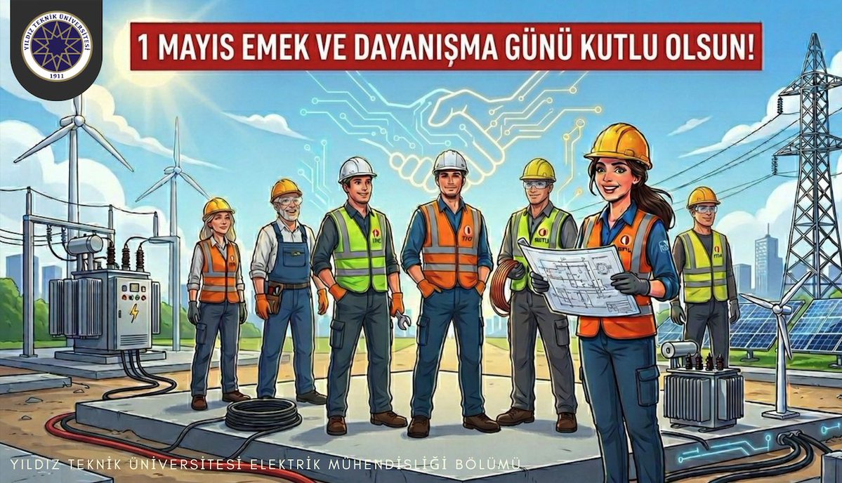 YTÜ Elektrik Mühendisliği Bölümü tweet media