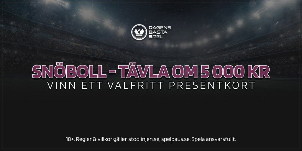 dagensbastaspel's tweet photo. Vi firar första maj med att krydda till helgens snöboll. 5 000 kr presentkort till den som går hela vägen fredag-söndag. 

Läs mer och delta här: https://t.co/66i9QmNiYX https://t.co/auflIrdzue