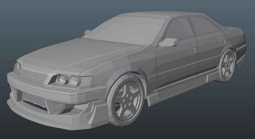 VellEagle's tweet photo. 今日の進捗。チェイサーのエアロを引き続き作成。今週はエアロの作成があまり出来なかったので休日モデリングをしようかなと思ってます。 #blender #GTCRAFT進捗 https://t.co/4ElXLk3ZDq