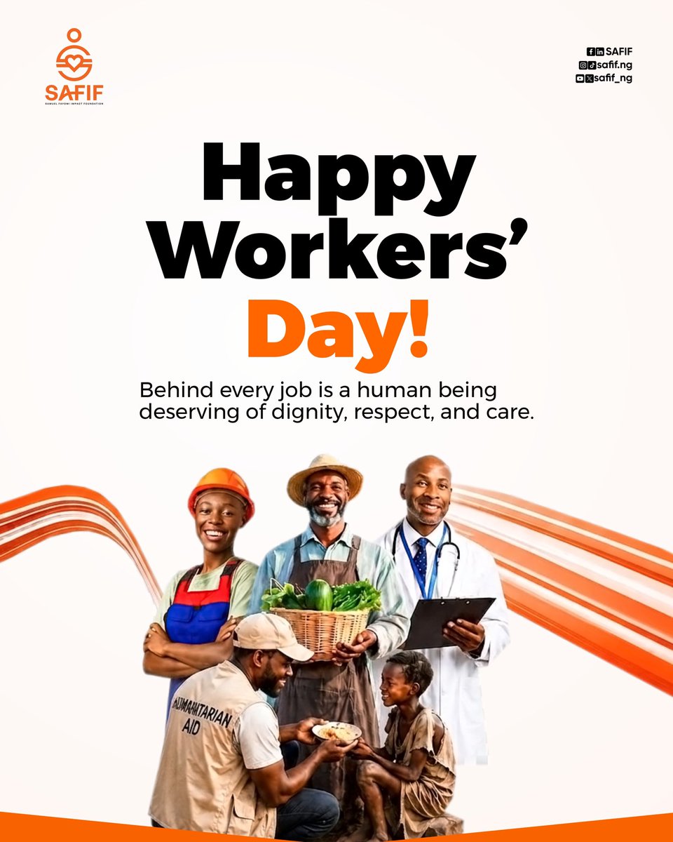Behind every role, every task, and every working hour is a human being who shows up, gives their best, and deserves to be treated with dignity, respect, and genuine care.

Today, we celebrate every worker. Not just for what they produce, but for who they are.

Happy Workers’ Day