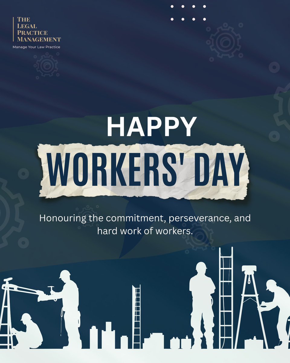 TheLPMGh's tweet image. To the professionals who show up, give their best, and make a difference, Happy Workers’ Day from all of us!

#mayday #corporate #governance #legalpractice