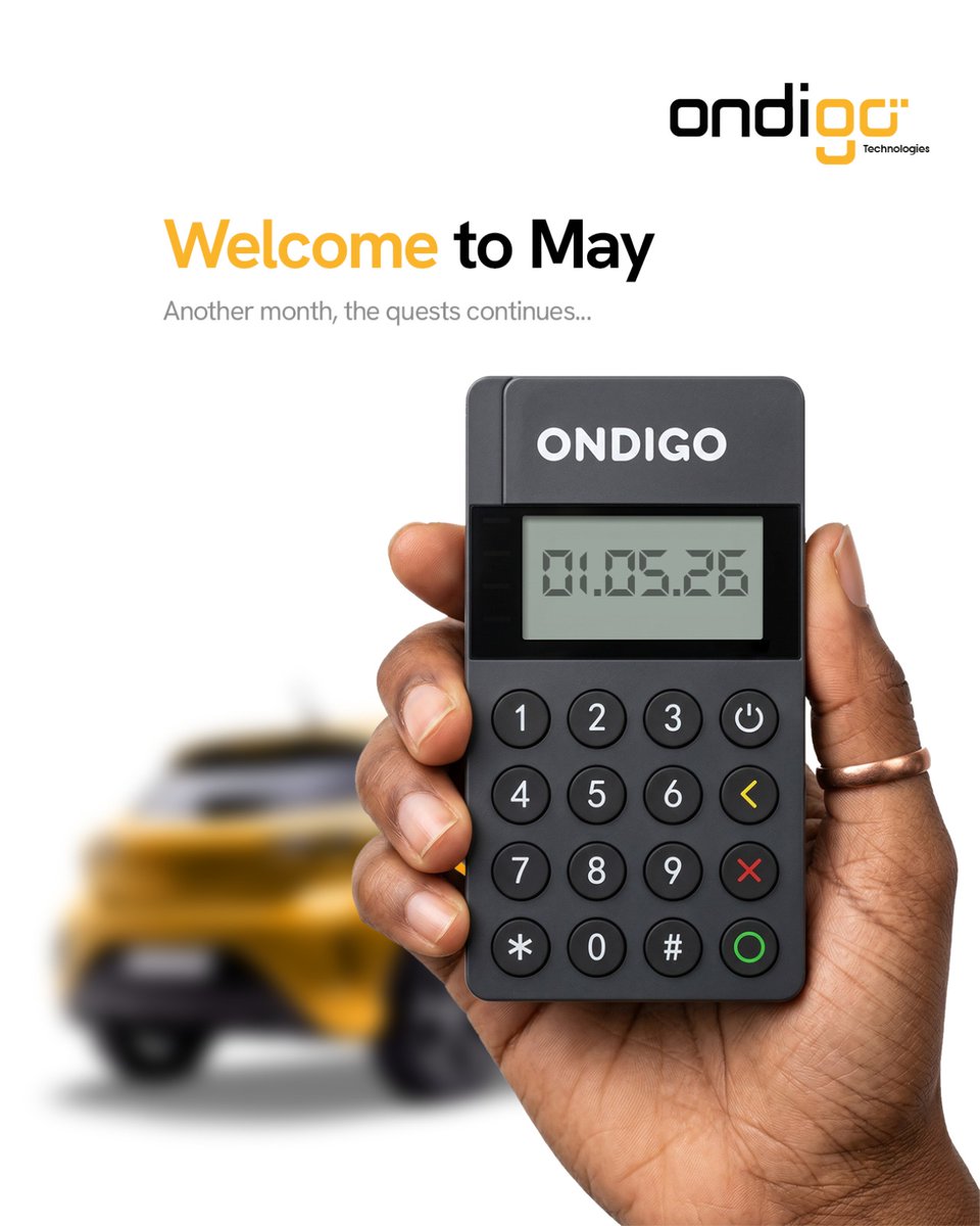 ondigotech's tweet photo. It’s a new month! Welcome to May.

We’re focused on what matters; making payments simpler, faster, and accessible for everyone.
Every tap, every transaction, every user experience, it all counts.
Let’s make May meaningful.

#Ondigo #HelloMay #Fintech #Innovation https://t.co/OgE7Gzf3gF