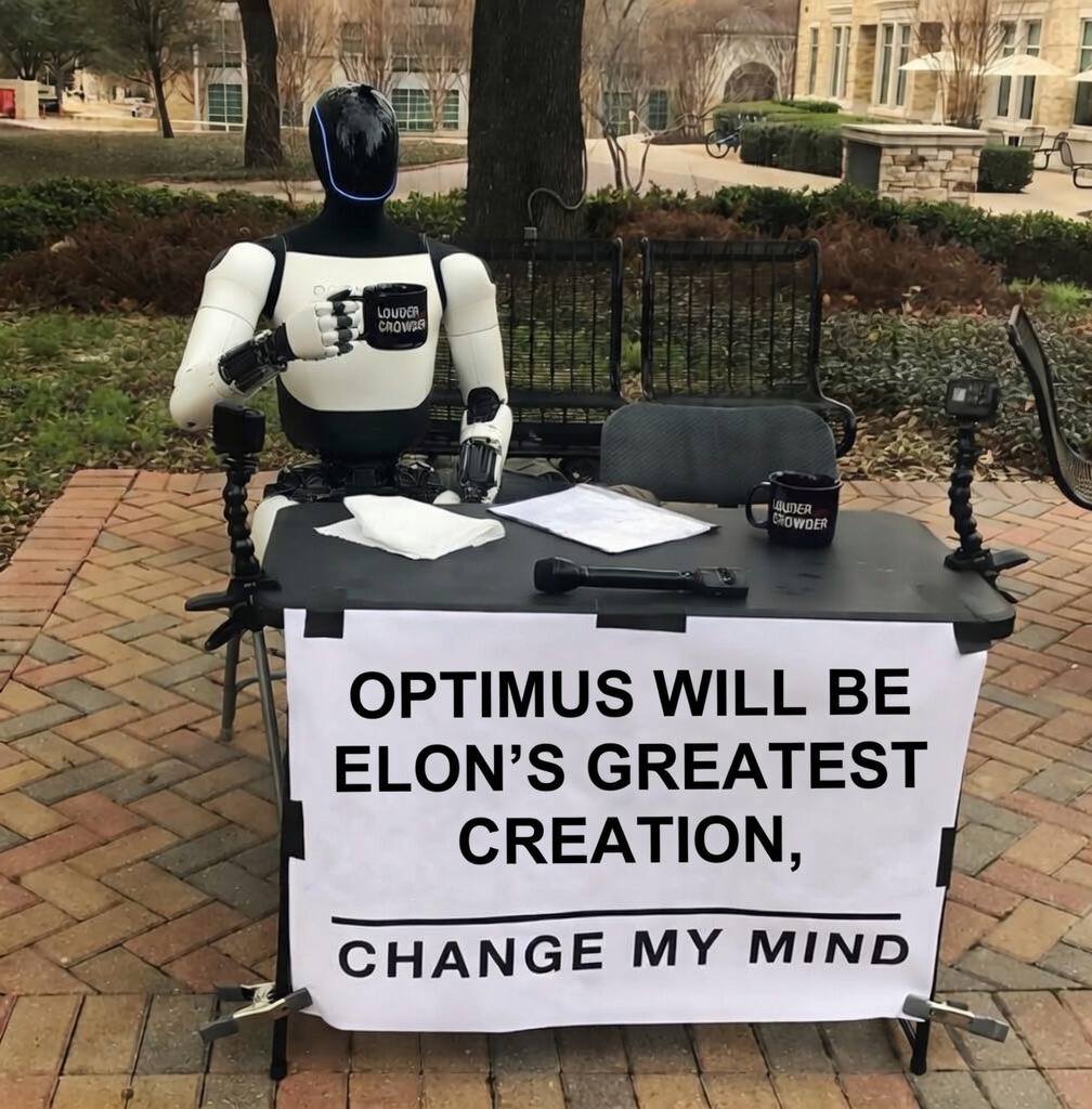 <a href="/Cointelegraph/">Cointelegraph</a> Don't fade Elon meme narratives on $ETH 

<a href="/OptimusAI_OG/">Optimus_on_ETH</a> | $Optimus