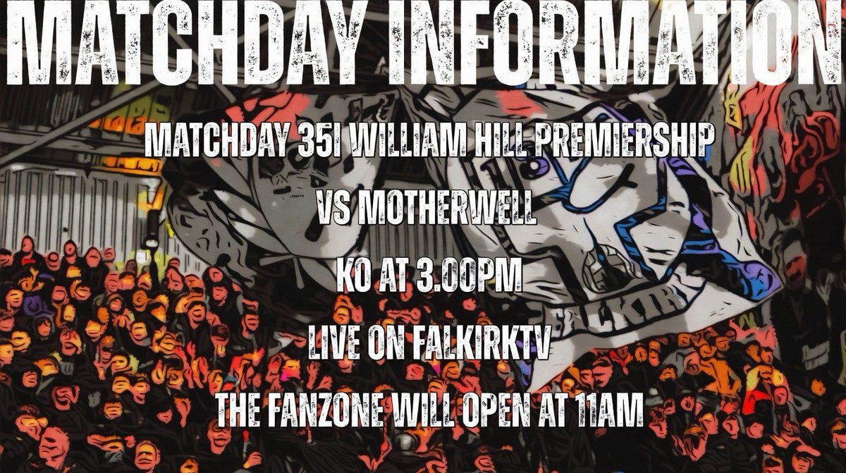 FalkirkfcSS's tweet image. ℹ️Matchday Information

#HaveYourSay #BackTheFSS #OurClub