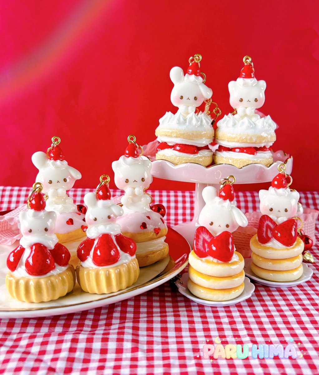 paruhima36's tweet photo. #ゴールデンウィークSNS展覧会2026
いちごスイーツシリーズ🍓🍰🥞❤️ https://t.co/ev6F3VTMNb