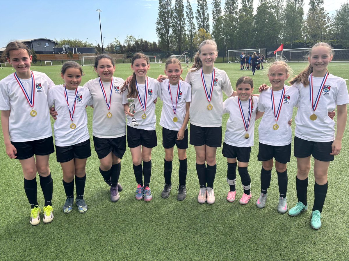 Sudleyprimary's tweet photo. A final trip the LFC academy today for our Year 5/6 girls team. We won our semi-final and final match and are league champions! 🏆 https://t.co/LVTVxPQ2jE