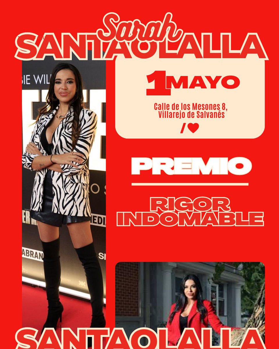 Sarah Santaolalla. ♀ tweet media