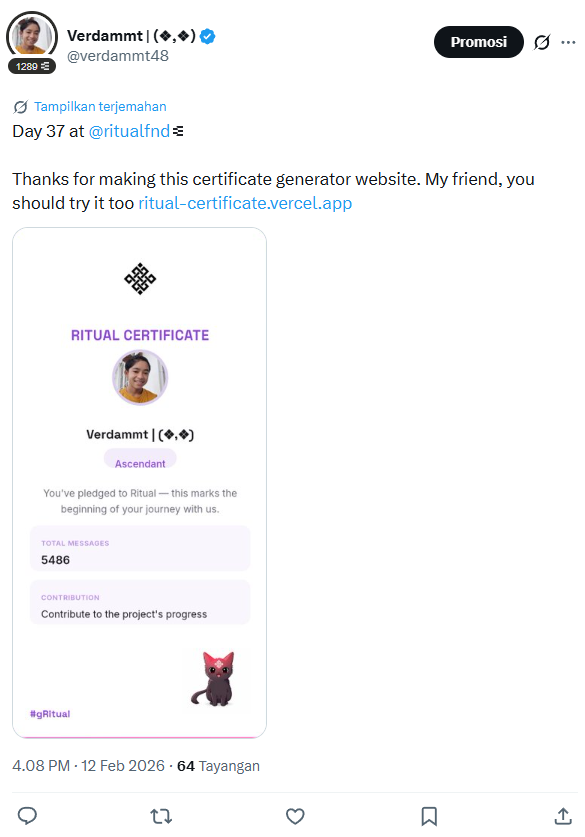 Day 38 at <a href="/ritualfnd/">Ritual Foundation</a> 

gRitual All!!!

After a long hiatus from being a contributor at Ritual, I'm finally able to contribute and be active again at Ritual (Last time was February 12, 2026). I hope I haven't missed too much. 

Hahahaha