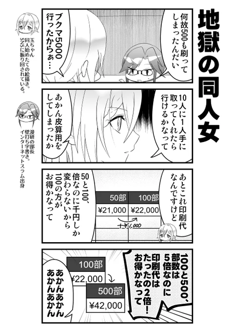地獄の同人女～何故500部刷ってしまったのか～ 