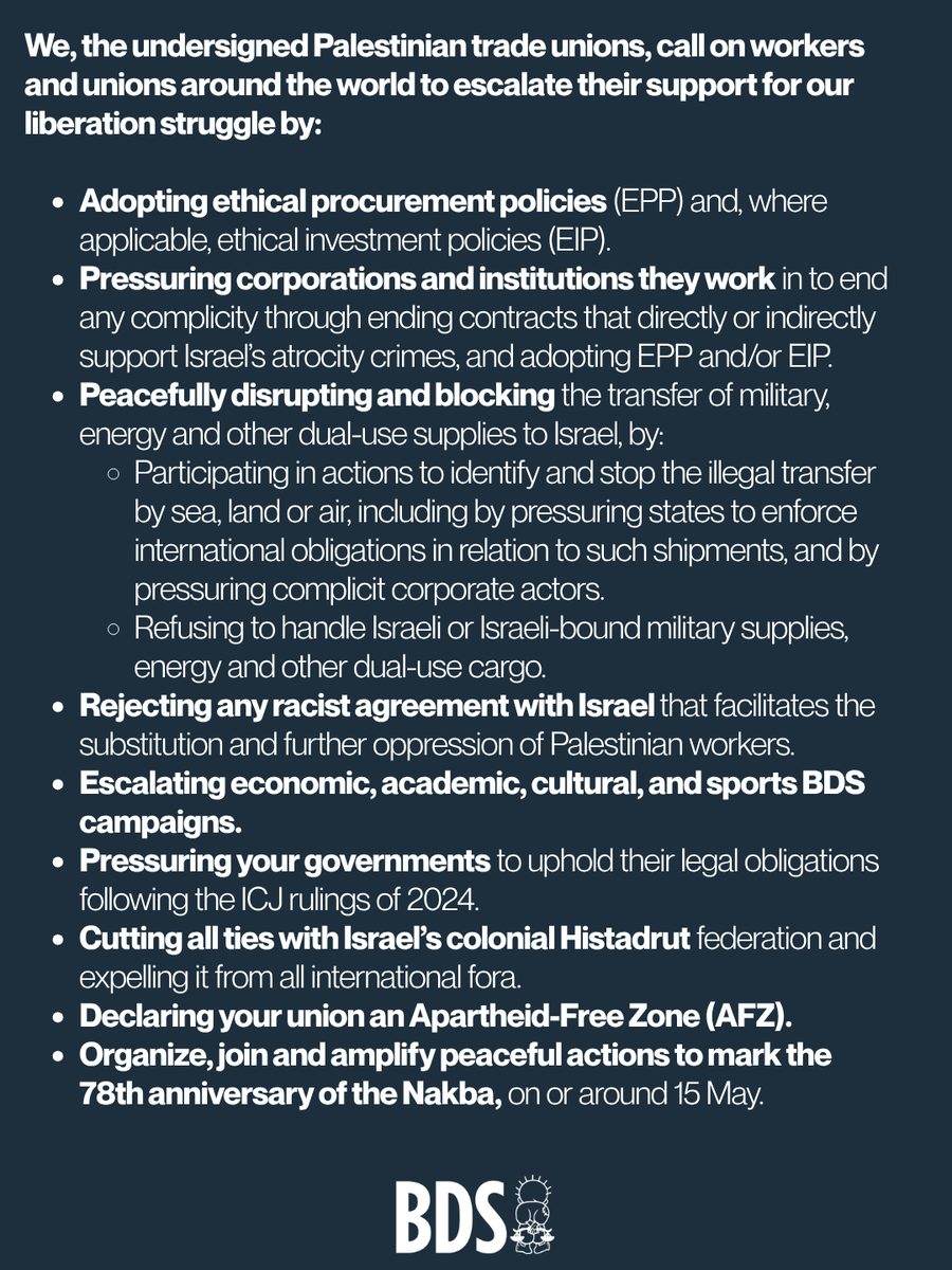 BDS movement tweet media