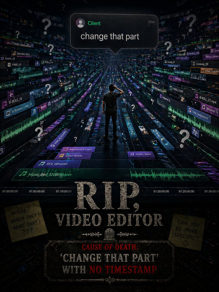 postjamm's tweet photo. Regret to ifnorm that we have lost another editor to vague feedback with no timestamp😐 https://t.co/Myy9JgZ6s8