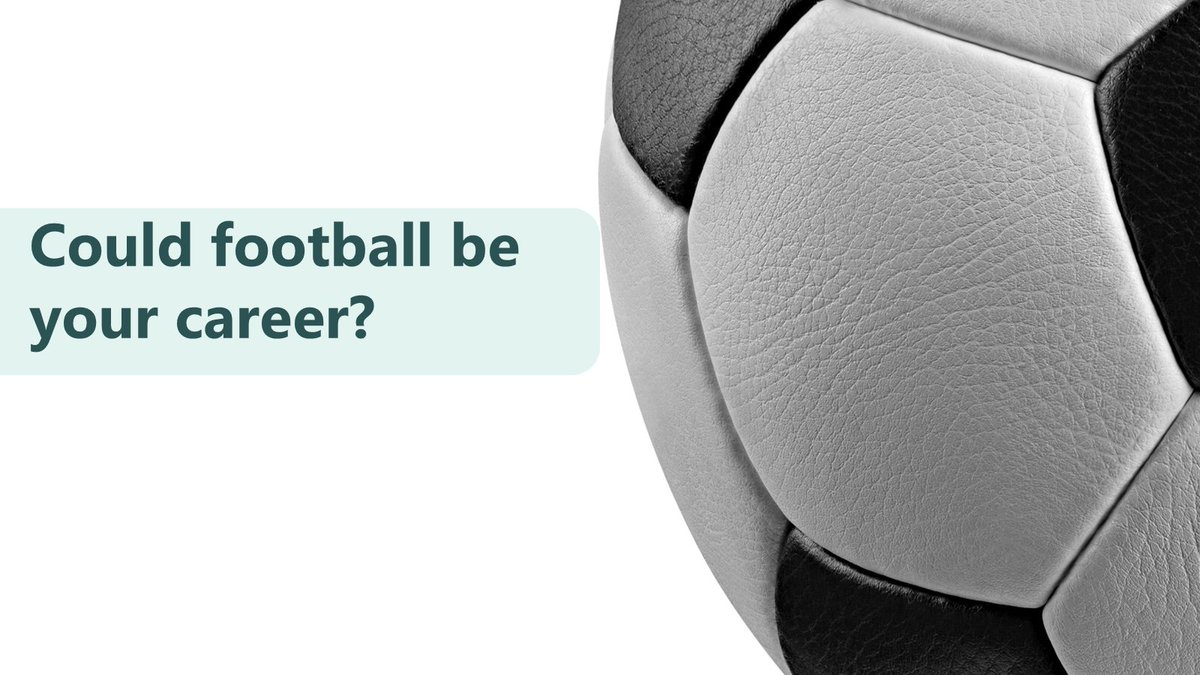 JCPinCheshire's tweet image. Love football? 

There’s more to the game than what happens on the pitch. From physios and nutritionists to social media and events, football offers careers for all kinds of skills and backgrounds

Explore the roles and how to get started: ow.ly/Bkfc50YSzhG

#CareerAdvice