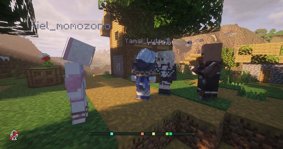 Noname_Pr's tweet image. 本日よりマイクラ「のなめ鯖」開始です！

5月のテーマは
「マイクラを楽しもう。ゲームに慣れよう。
そして、みんなで“のなめの拠点”を作ろう。」

各タレントの配信を是非お楽しみください！

#のなめ鯖 #マインクラフト
